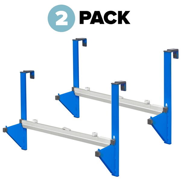 Adiroffice Cubicle Wall Rack for Blueprints, Blue, PK2 ADI618BLU2pk